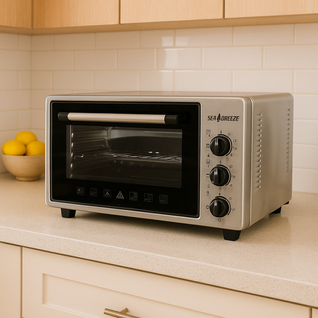 Электропечь Sea Breeze SB-0705 45 л серебристая Киев - изображение 1