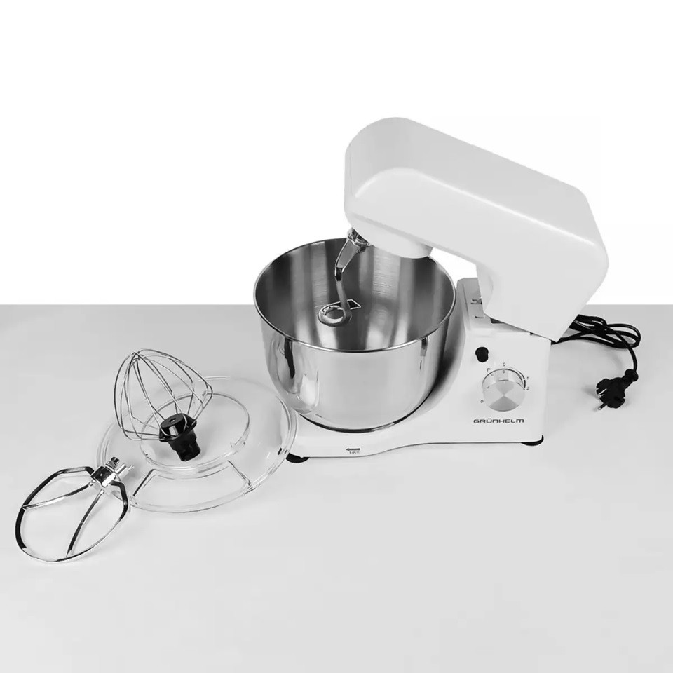 Кухонный комбайн Grunhelm GKM0019W 1500 Вт белый Київ - зображення 8