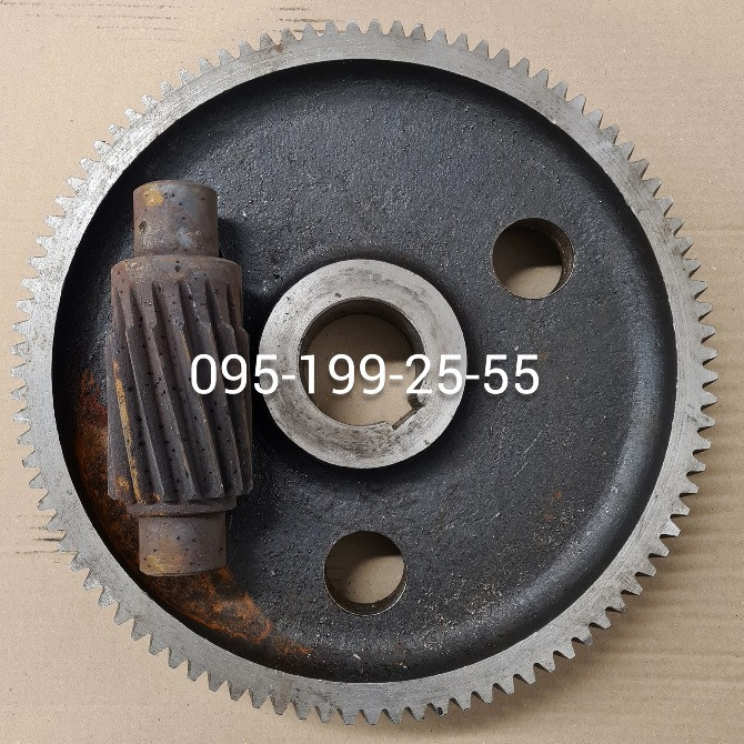 Вал-шестерня ТСН.02.603. Шестерня ТСН.02.601. Редуктор ТСН.02.020 Днепр - изображение 1