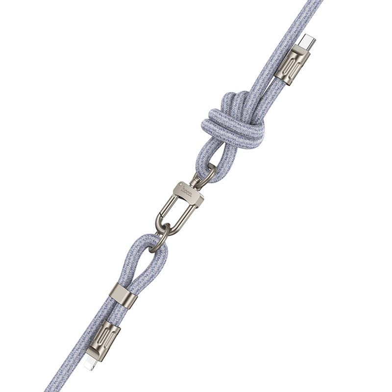 Дата кабель-шнурок Hoco GH7 Elegant Type-C to Lightning (1.8m) Херсон - зображення 3