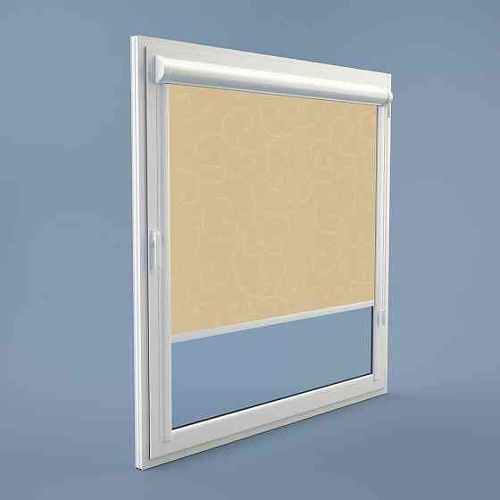 Рулонна штора Rolets Акант 2-2170-1500 150x170 см закритого типу Бежева Київ