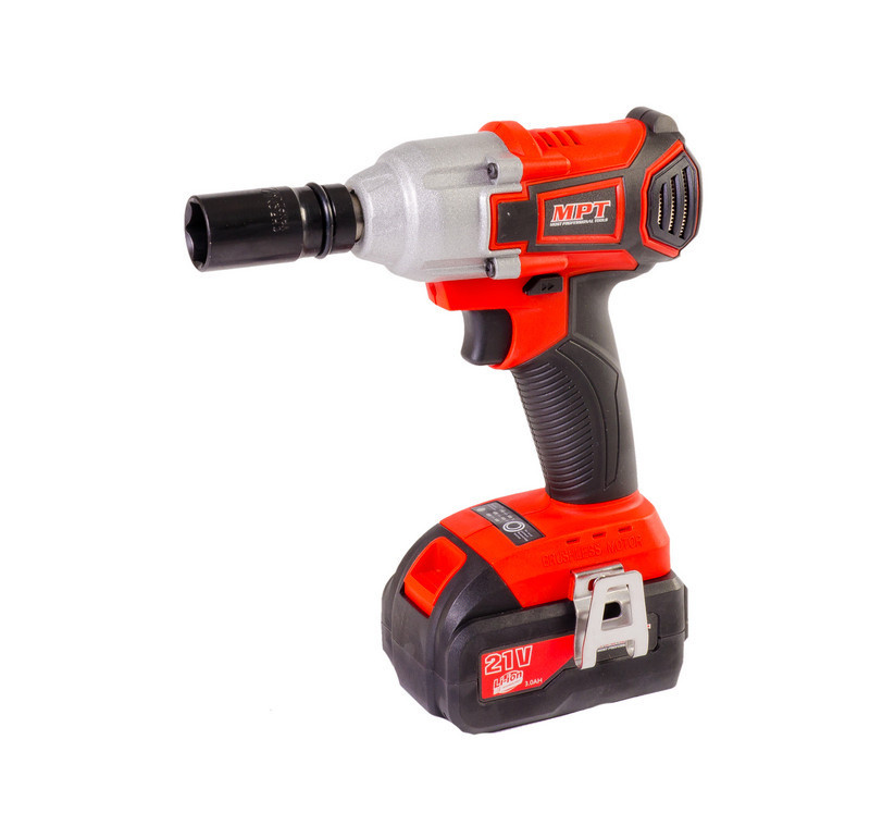 Гайковерт аккумуляторный MPT 21 V Li-ion 350 Нм 2 скорости пластиковый кейс MCIW2128 Харків - зображення 8