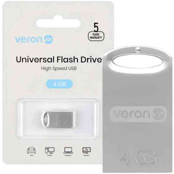 Флеш пам`ять USB 4GB Veron Series 105 White Харьков