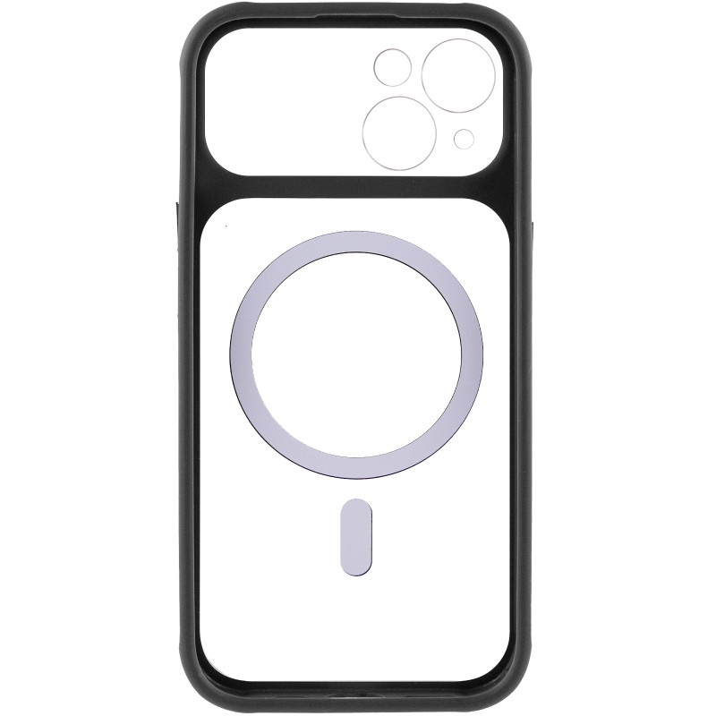 Чехол TPU+PC GETMAN Moon Clear with MagSafe для Apple iPhone 13 (6.1") Херсон - зображення 6