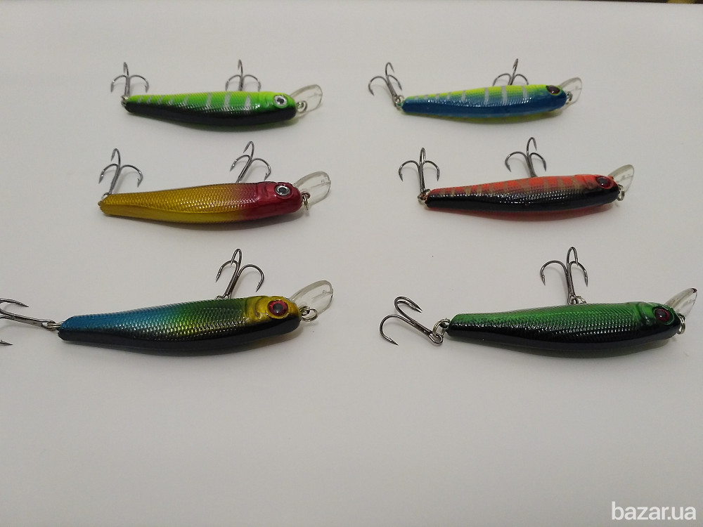 Воблер плавающий 8.5 см-8.9 гр Борисполь - изображение 2