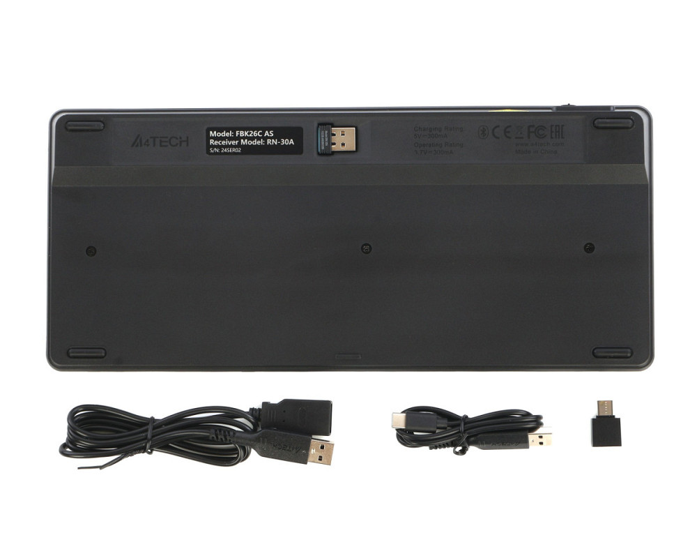 Клавиатура беспроводная A4Tech Fstyler FBK26CAS(Black) черная Київ - зображення 6