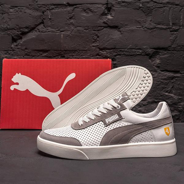 Чоловічі літні шкіряні кеди Pm FERRARI перфорація Київ - зображення 7