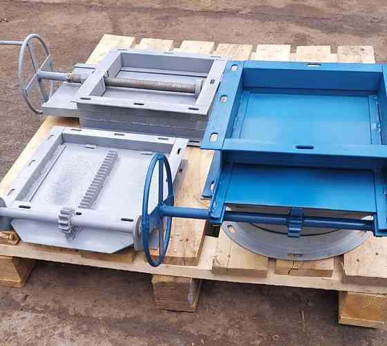 Реечные автоматические задвижки 280х280 ,  шиберная задвижка Київ