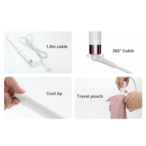 Плойка для волос IPARAH P-201B BLACK 45 Вт черная Київ - зображення 5