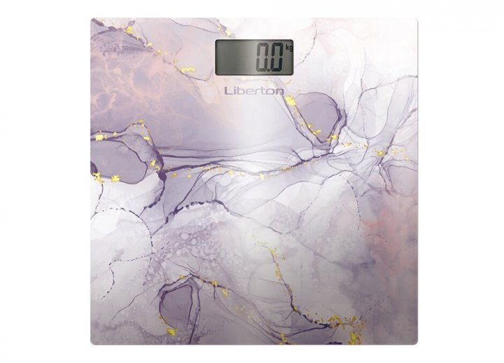 Ваги електронні підлогові Liberton LBS-0803 180 кг фіолетові Киев - изображение 1