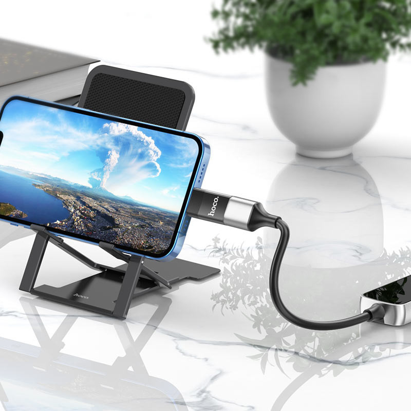 Переходник Hoco UA17 Lightning Male to USB Female USB2.0 Херсон - изображение 7