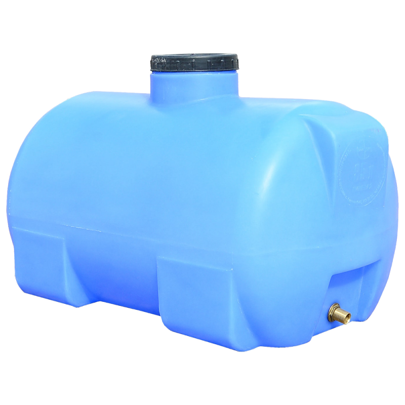 Емкость 85 л горизонтальная ГО ПБ голубая Киев - изображение 1