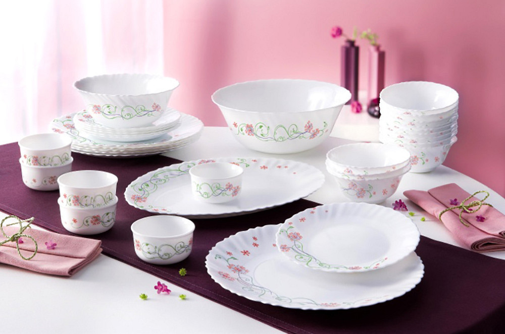 Сервіз столовий Luminarc Pink Glory H6780 21 предмет Київ - зображення 1