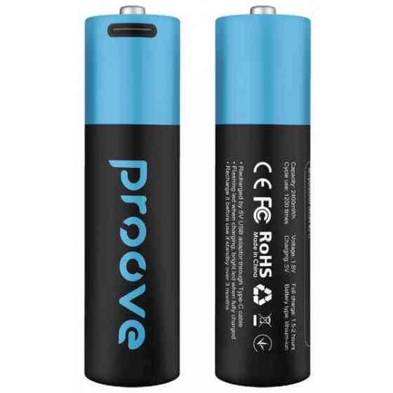 Акумулятори Proove Compact Energy AA 2 pcs Black (RBCE26010008) Харьков