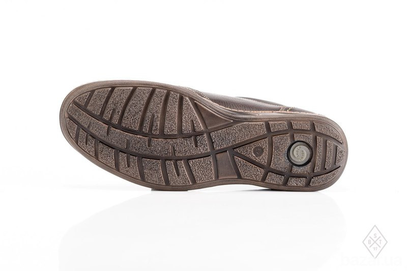 Мужские кожаные туфли Comfort Walk brown Київ - зображення 4