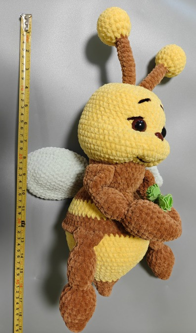 Іграшка Бджілка жовта в'язана дитяча ручная работа подарунок сувенір hand made Нововолынск - изображение 3