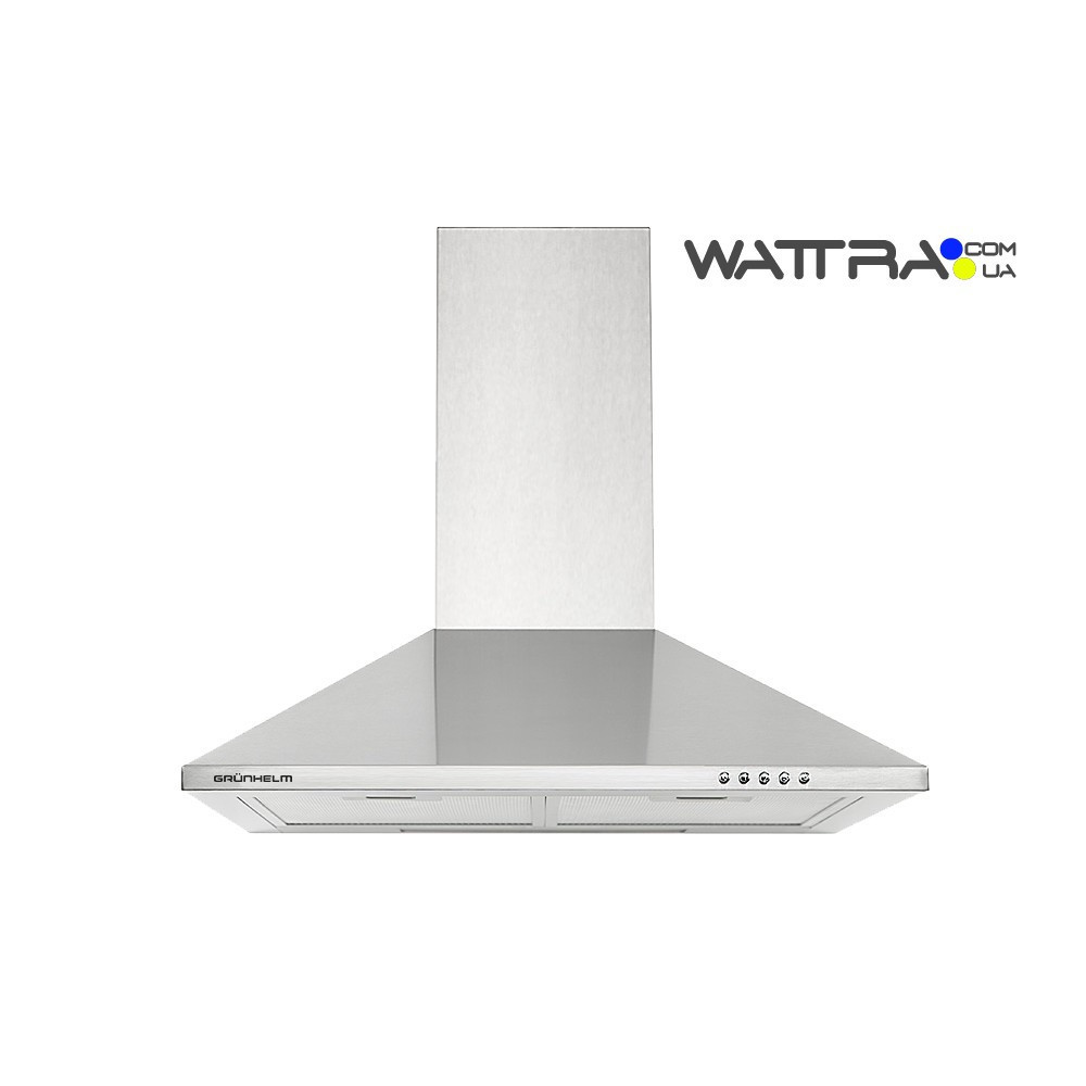 Вытяжка кухонная купольная GRUNHELM GVK 234 I (купольная, 650 м3/ч, нержавеющая сталь) Київ - зображення 4