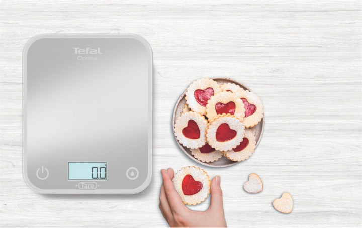 Весы кухонные Tefal Optiss BC50U4V0 5 кг серебристые Київ - зображення 7