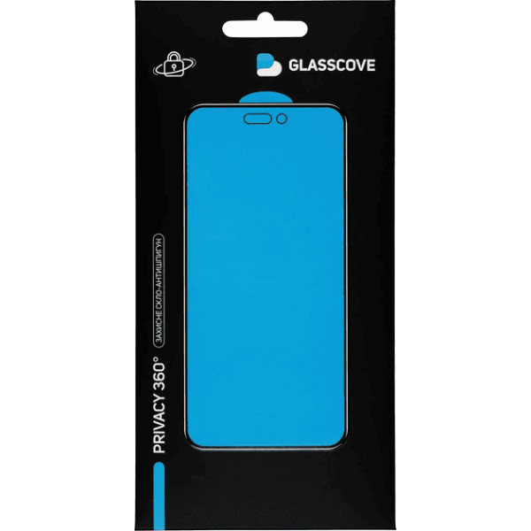 Захисне скло Glasscove Privacy 360 для iPhone 17 Pro Max Black Харьков - изображение 3