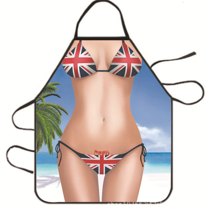 Фартух із приколом Леді Британія 5585 71х54,5х0,2 см Київ - зображення 1