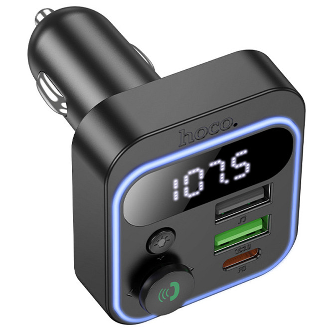 АЗУ FM модулятор Hoco E85 Tiger PD20W+QC3.0 Херсон - изображение 3