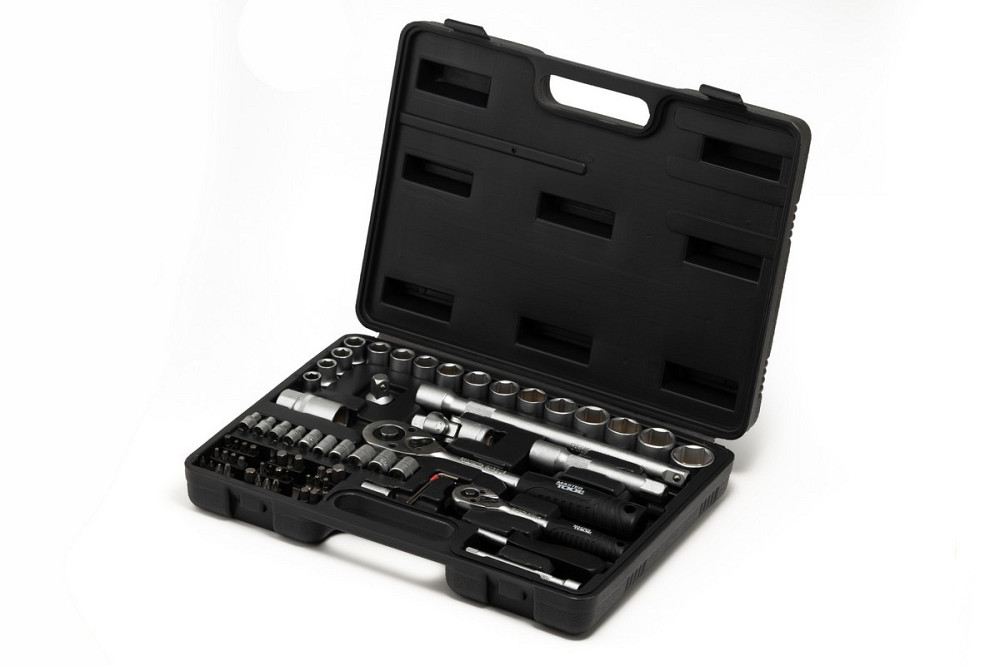 Набор инструментов MASTERTOOL ¼"&½" 72 шт 4-13 мм 10-27 мм кейс 78-7072 Харьков - изображение 1