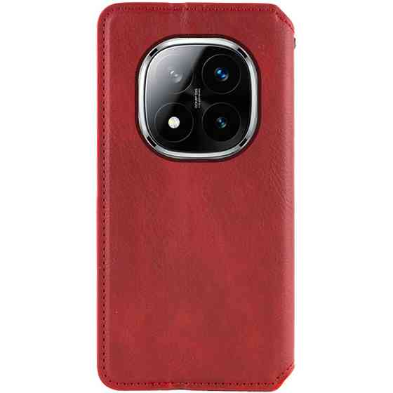 Кожаный чехол-книжка GETMAN Cubic (PU) для Xiaomi Redmi Note 14 Pro 5G / 14 Pro+ Херсон
