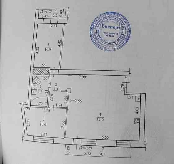 продажа 3-к квартира Днепр, Центральный, 65500 $ Дніпро
