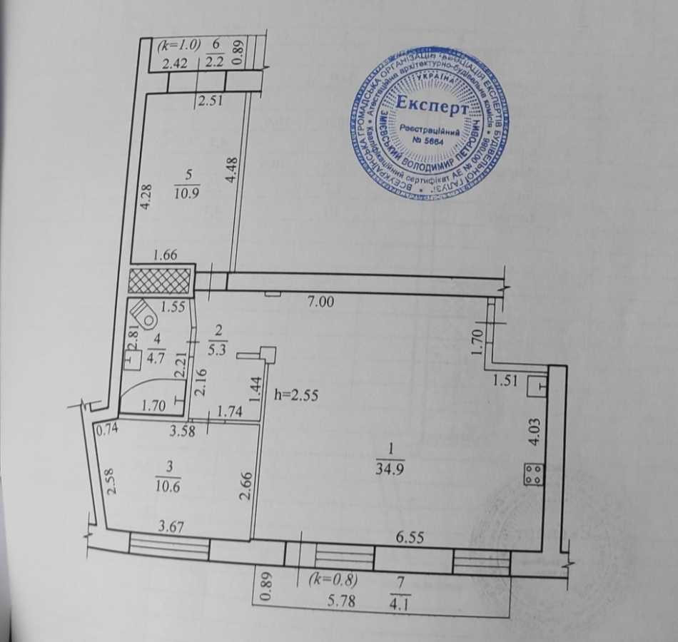 продажа 3-к квартира Днепр, Центральный, 65500 $ Дніпро - зображення 3