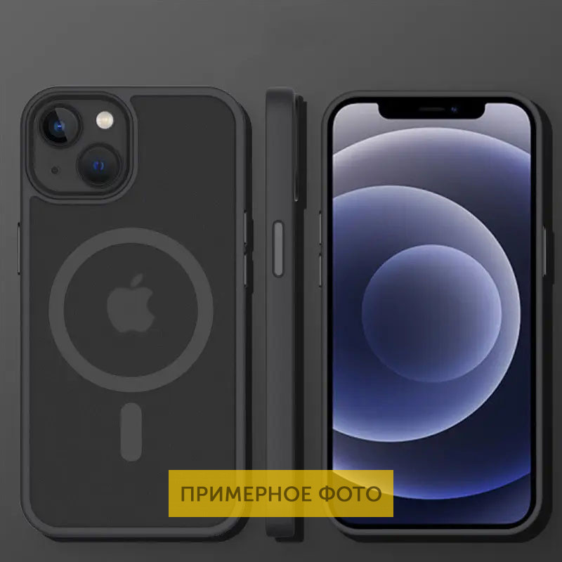 TPU+PC чехол Metal Buttons with MagSafe Colorful для Apple iPhone 16 Plus (6.7") Херсон - зображення 4