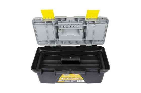 Ящик для инструментов MASTERTOOL с пластиковыми замками съемные органайзеры 12" 300х154х124 мм 79-28 Харків