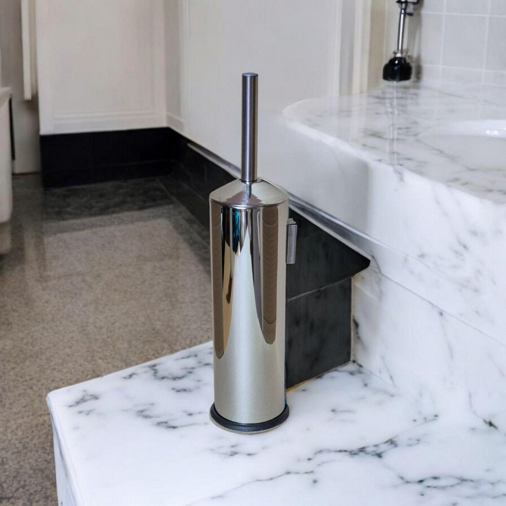 Туалетная щетка нержавеющая сталь PRAMIT COVER (1421) Київ - зображення 1