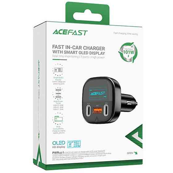 АЗУ Acefast B5 PD36W+QC4.0 total 101W (1USB-A/2C) Херсон