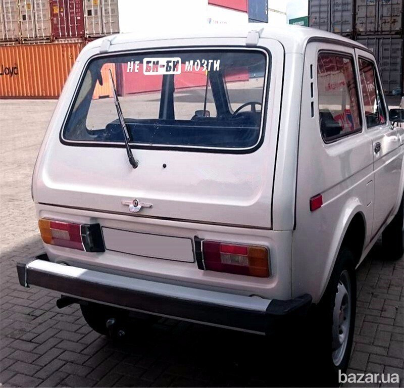 Наклейка на авто стекло Не Би-Би Мозги Белая Светоотражающая Борисполь - изображение 5