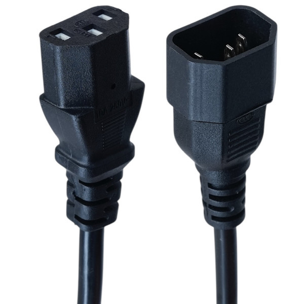 Кабель живлення ArmorStandart C13 - С14 2м black (ARM73125) (Код товару:42289) Харьков - изображение 1