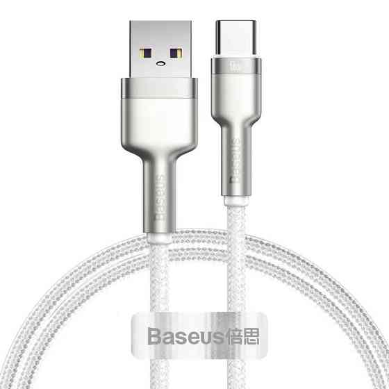 Уценка Дата кабель Baseus Cafule Metal Data USB to Type-C 66W (2m) (CAKF0002) Херсон