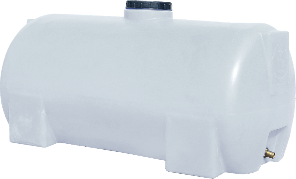 Емкость 150 л горизонтальная ГО ПБ белая Київ - зображення 1