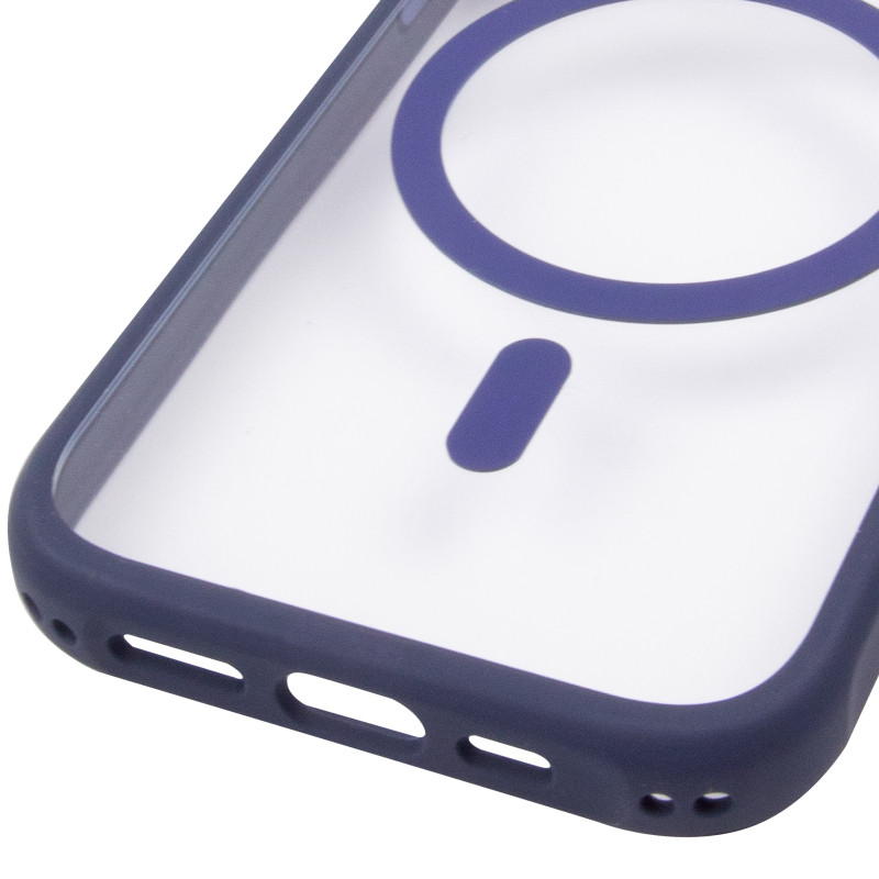 Чехол TPU+PC GETMAN Moon Clear with MagSafe для Apple iPhone 13 (6.1") Херсон - зображення 6