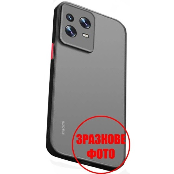 DM Чохол Shockproof Matte для Xiaomi 13 Pro Black Харків - зображення 1