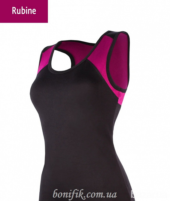 Женская майка на широких для занятий в зале CANOTTA SPORT COLOR (model 1) Кривий Ріг - зображення 2