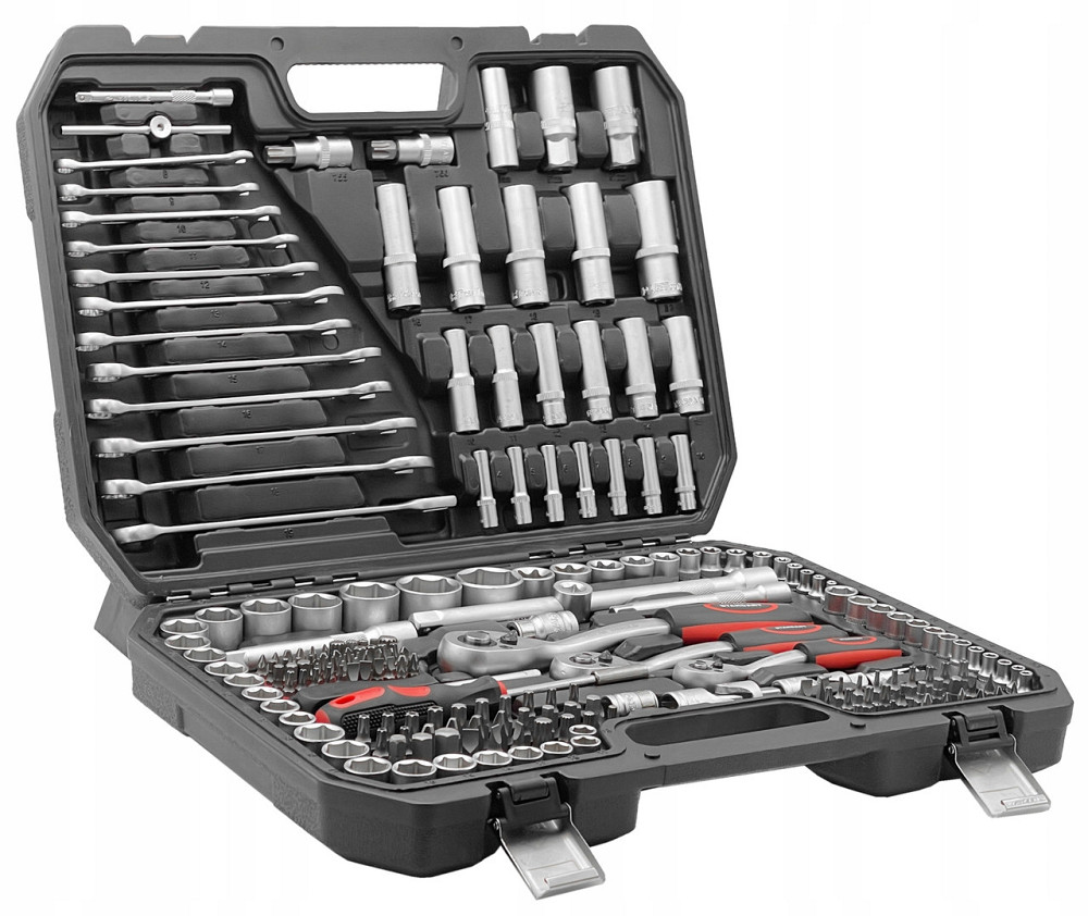 Набор инструмента комбинированный 1/4",3/8",1/2" 216ед. СТАНДАРТ ST-0216 Харків - зображення 2