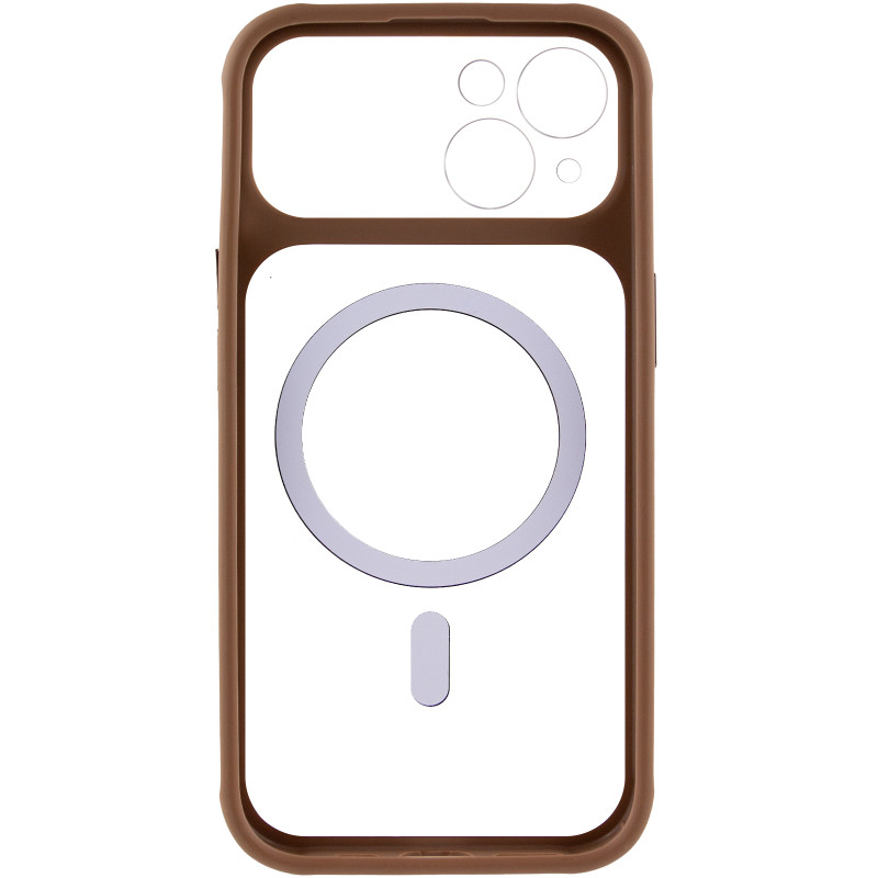 Чехол TPU+PC GETMAN Moon Clear with MagSafe для Apple iPhone 13 (6.1") Херсон - зображення 4