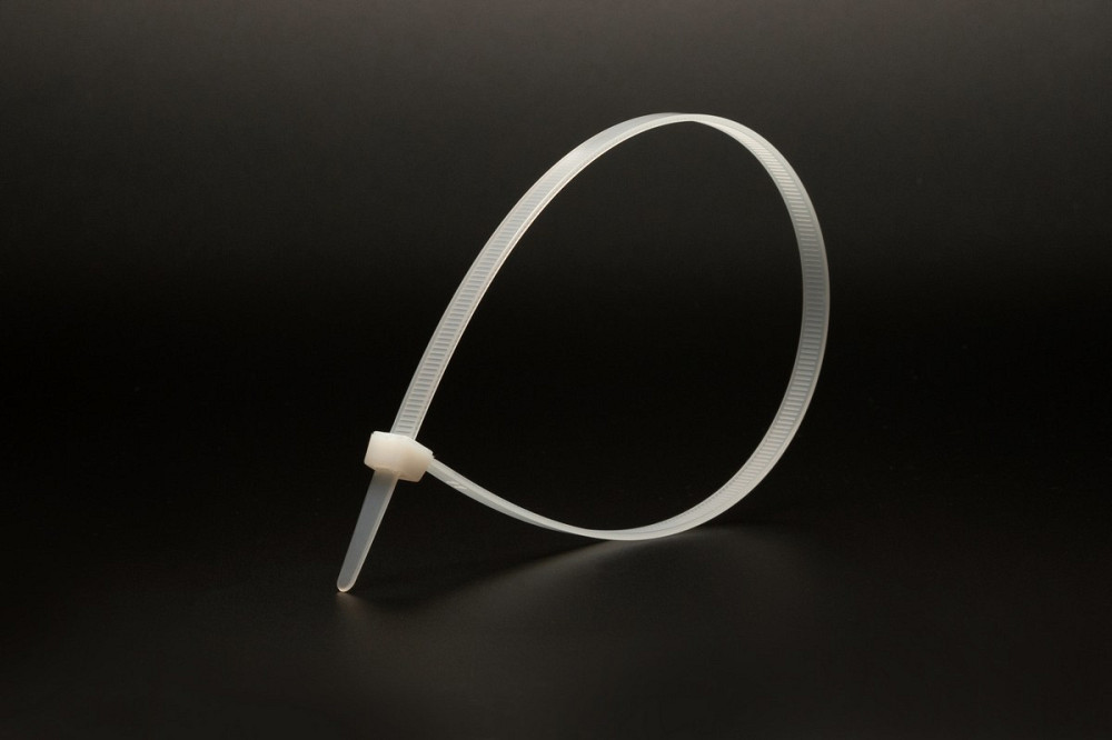 Хомут нейлоновый MASTERTOOL 2.5х200 мм 100 шт белый 20-1805 Харків - зображення 2