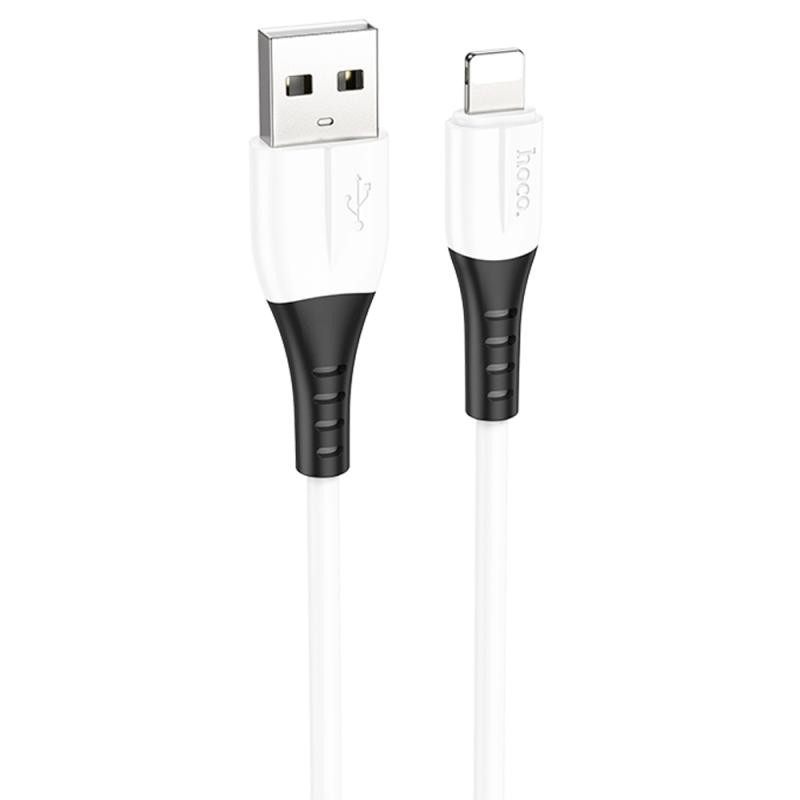 Дата кабель Hoco X82 Silicone USB to Lightning 2.4A (1m) Херсон - зображення 1