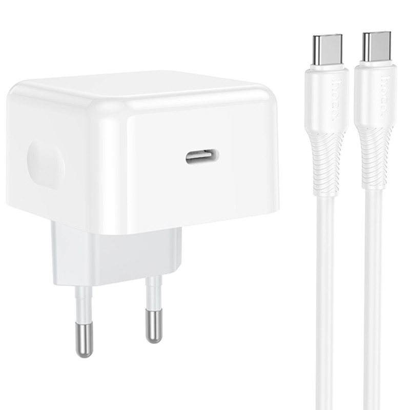 СЗУ Hoco C161A Speed PD40W (1USB-C) + кабель Type-C to Type-C Херсон - зображення 1