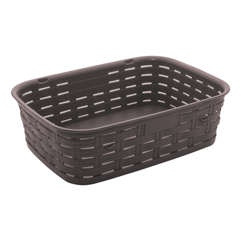 Корзина под ротанг 1,75 л темно-коричневая Київ - зображення 4