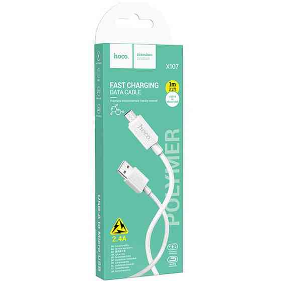 Дата кабель Hoco X107 USB to MicroUSB 2.4A (1m) Херсон