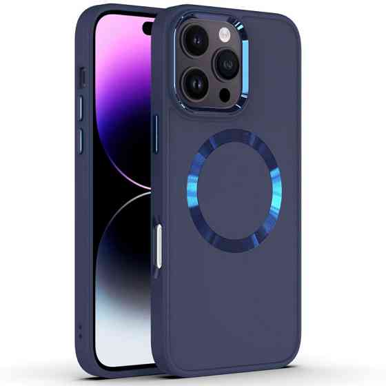 TPU чехол Bonbon Metal Style with MagSafe для Apple iPhone 16 Pro Max (6.9") Херсон