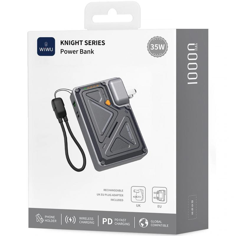 Портативное ЗУ Power Bank WIWU Wi-P057 Knight 22.5W+PD35W 10000 mAh Херсон - изображение 6