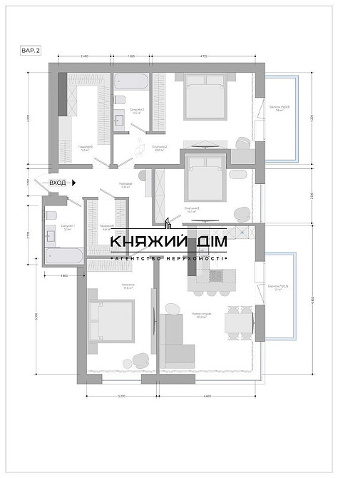 Продається 3-Х Кімнатна квартира ЖК ФРАНЦУЗЬКИЙ КВАРТАЛ 2 Киев - изображение 9